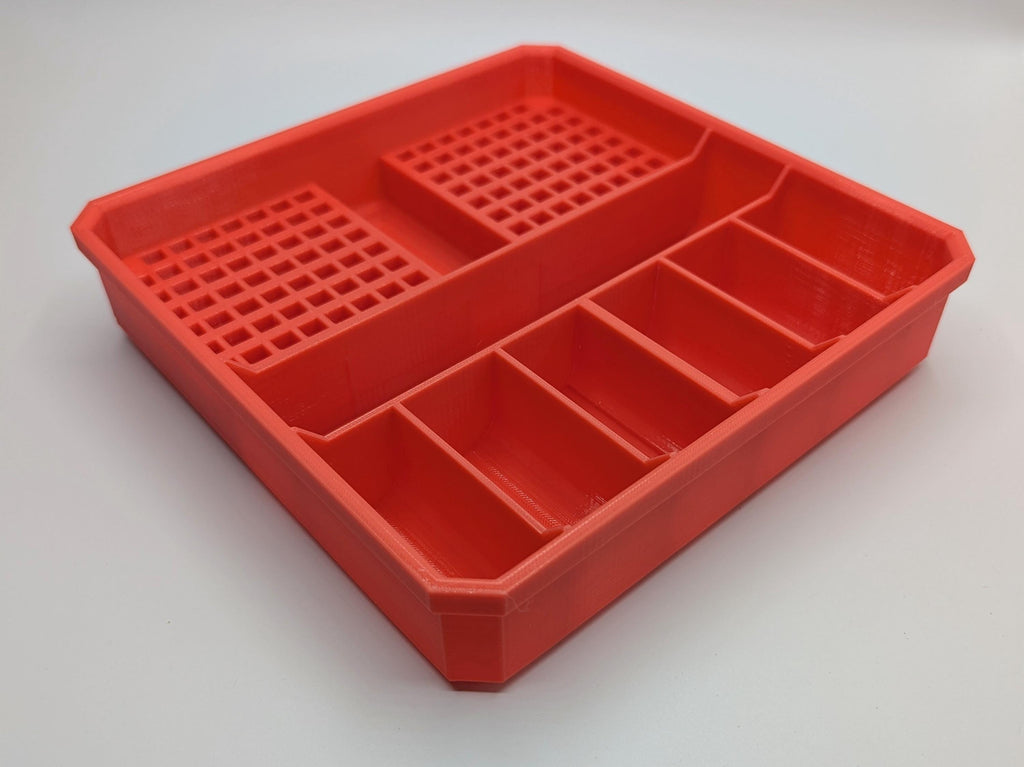 126 Hex Bit Holder and Extension Bit Organiser Insert for Milwaukee Packout Slim Low Profile Containers, Milwaukee Packout Storage Solution