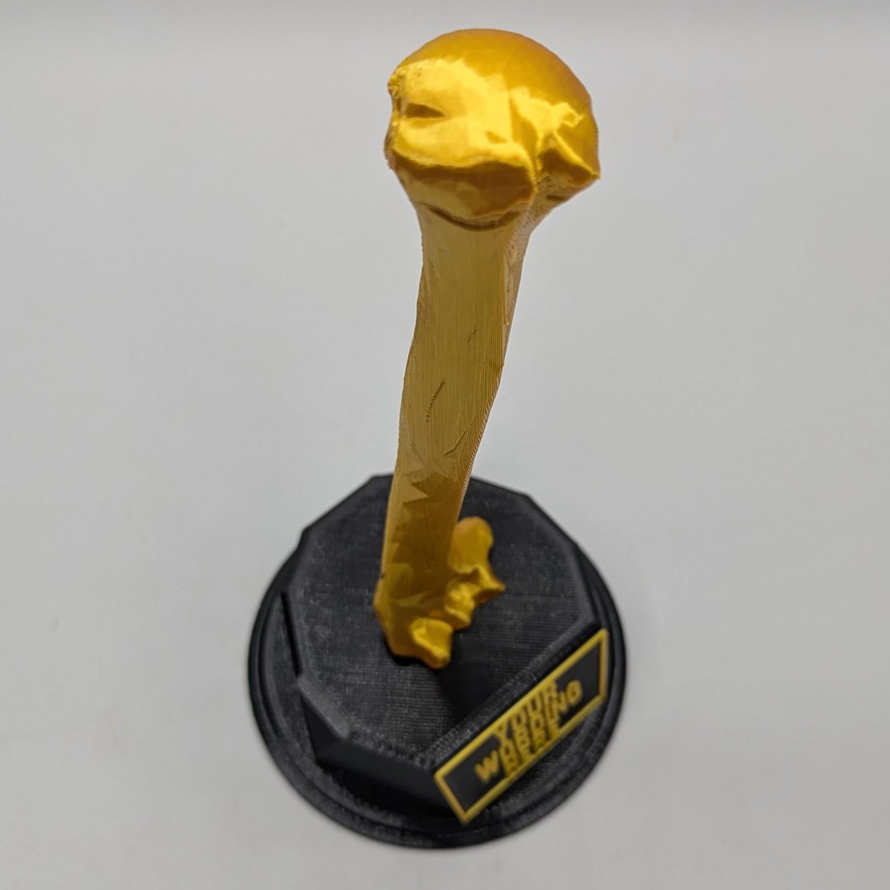 Personalised Humerus Bone Trophy, Humerus Bone Award Trophy, Bone Award Trophy, Custom Trophy Gift, Doctor Trophy Award, Skeleton Award