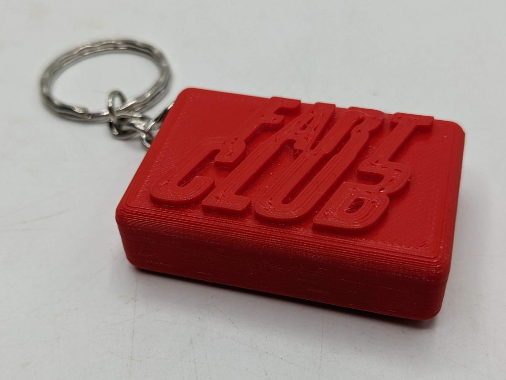 Fart Club Keyring / Rude Keyring / Novelty Keyring / Fart Keyring / Joke Keyring / Poo Gift / Funny Keyring / Farter Gift / Fart Bag Tag