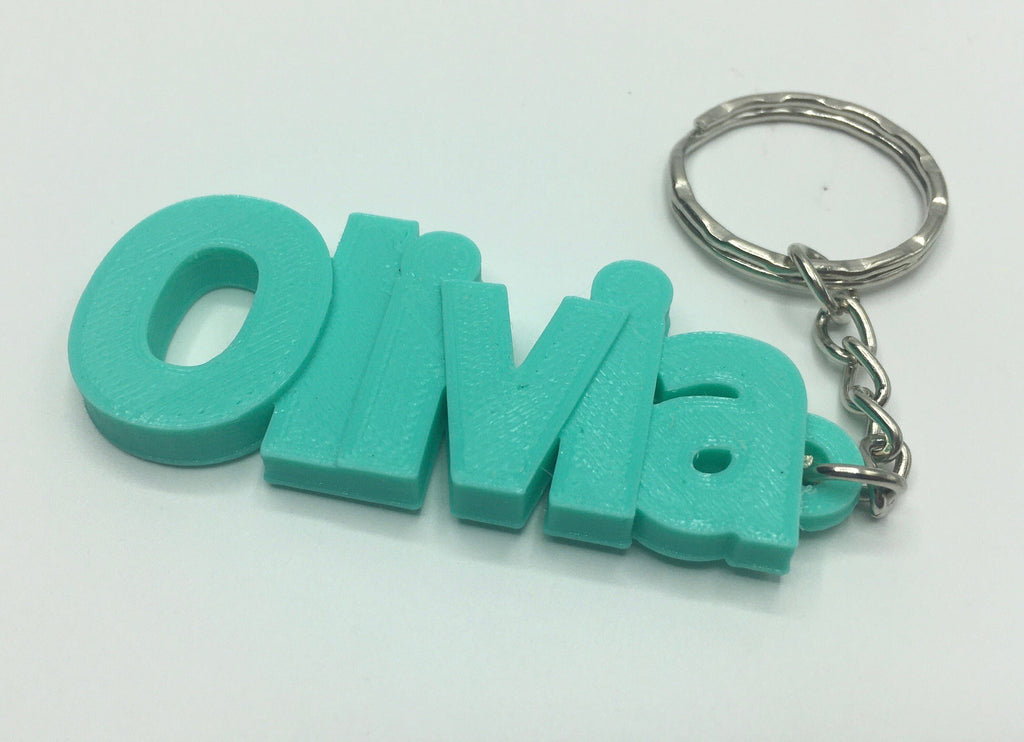 Girls Personalised Keyring, School Bag Tag, Back to School Gift, Party Bag Filler, Small Personalised Item, Personalised Gift, Under 5