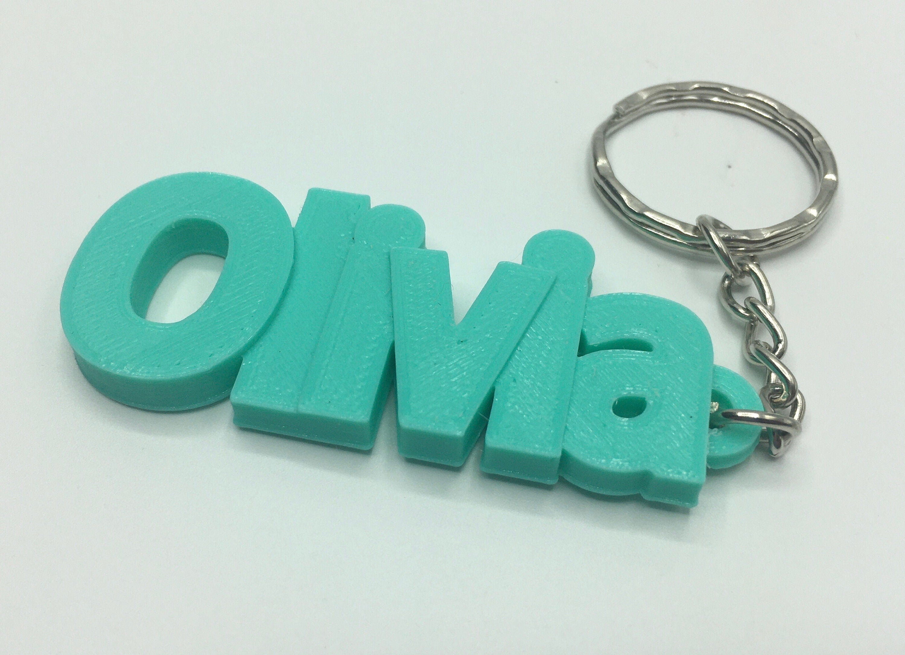 Girls Personalised Keyring, School Bag Tag, Back to School Gift, Party Bag Filler, Small Personalised Item, Personalised Gift, Under 5