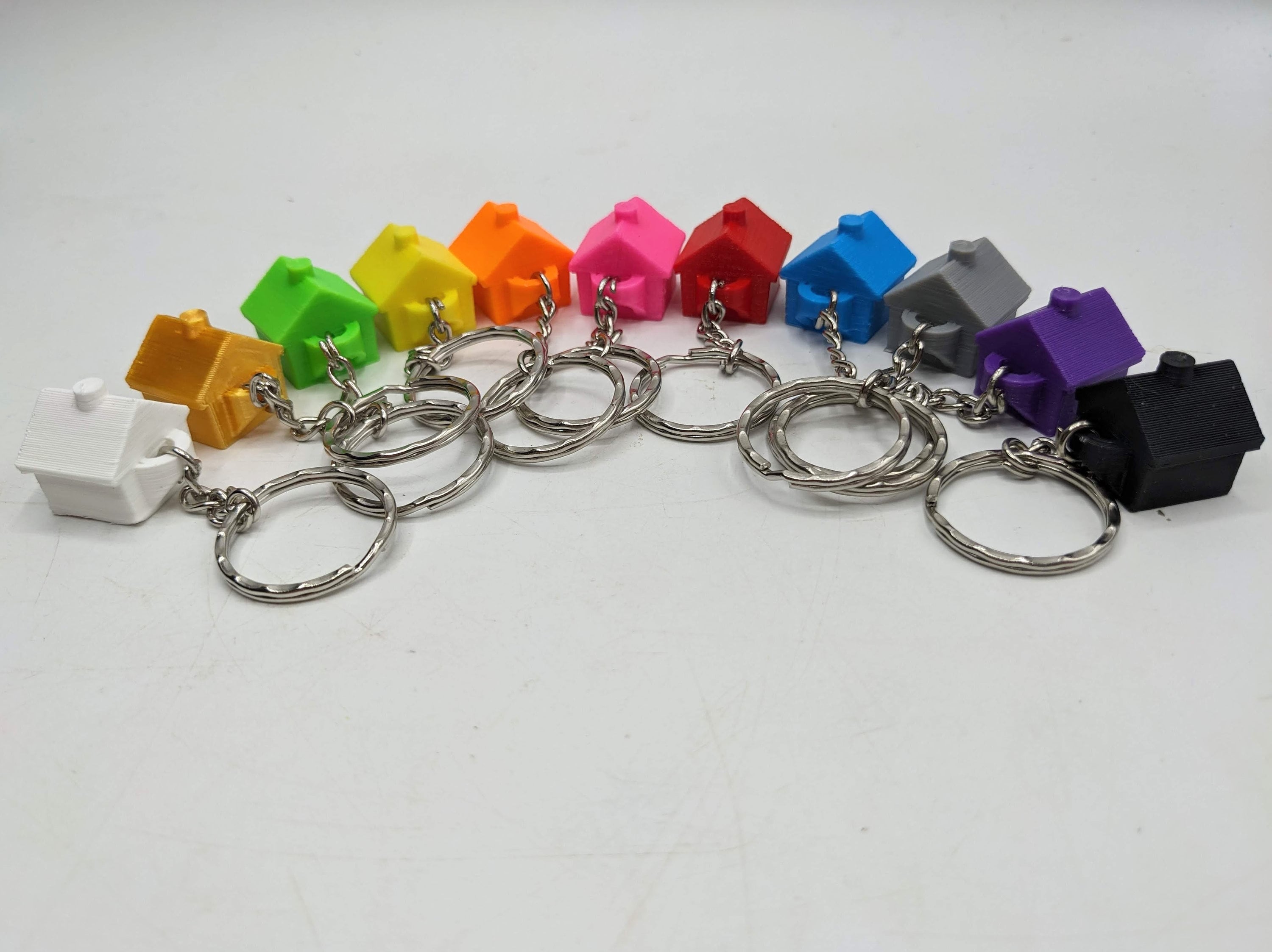 New Home Keyring / Little House Keyring / House Warming Gift / New House Keyring / House Shaped Keyring / House Key Keyring / House Key Gift