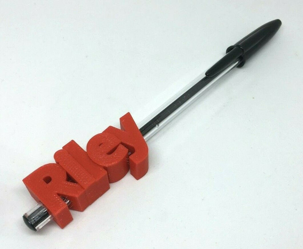 Teacher Gift Personalised Pen Topper Gift / Gift for School / Gift for Office / Fee Bic Biro Cristal Pen / Personalised Pen Toppers Office