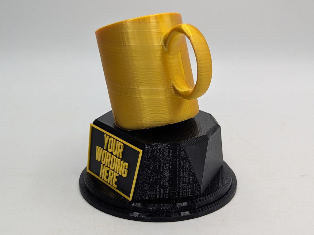 Personalised Mug Trophy, Tea Award Trophy, Coffee Award Trophy, Biggest Tea Drinker Trophy, Biggest Coffee Drinker Trophy, You Mug Trophy