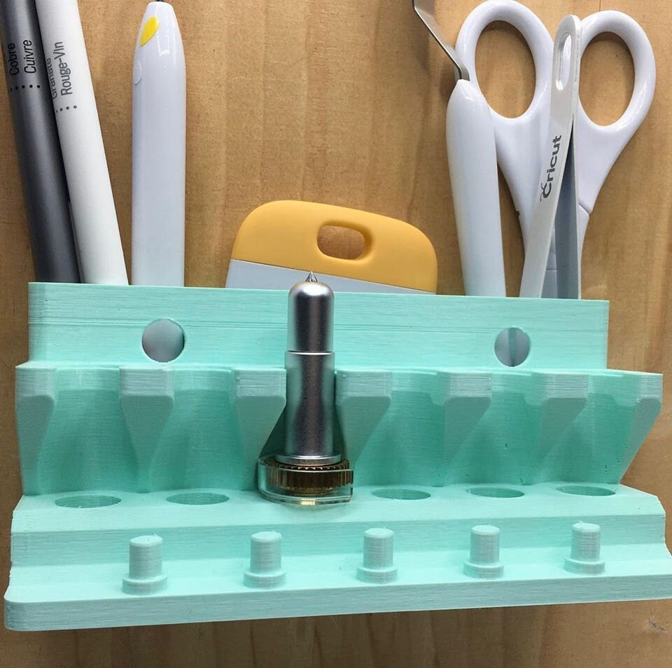Cricut Tool Holder for Cricut Accessories / Cricut Tool Organiser / Cricut Wall Tool Holder / Blade Caddy for Cricut Tools Attaches to Wall