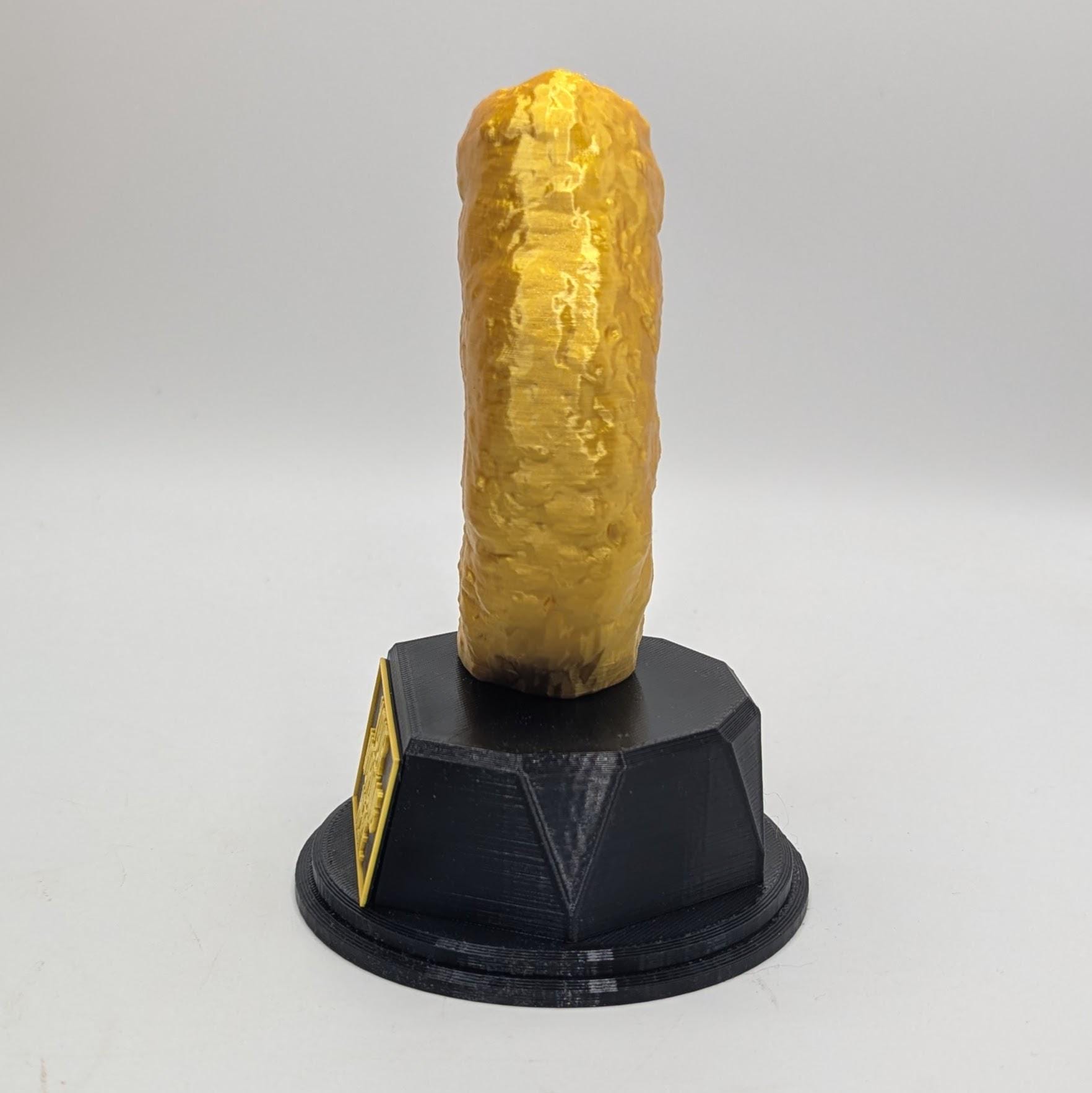 Personalised Cheesy Puff Trophy, Cheesy Crisp Award, Gift for friend, Joke Award, Personalised Cheesy Trophy Award, Cheese Puff Lover Gift