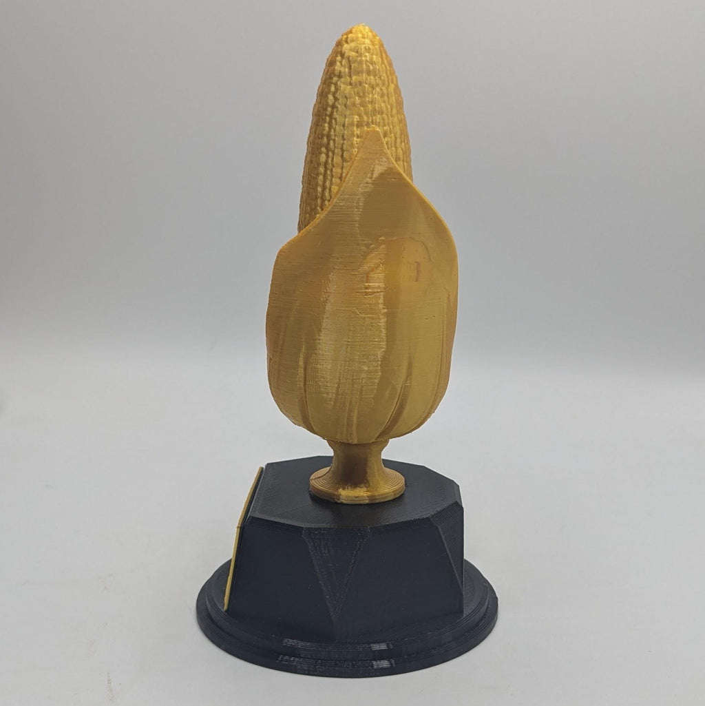 Personalised Corn On The Cob Trophy, Custom Trophy Gift, Corn On The Cob Lover, Sweetcorn Trophy Award, Sweetcorn Shaped Gift, Corn On Cob