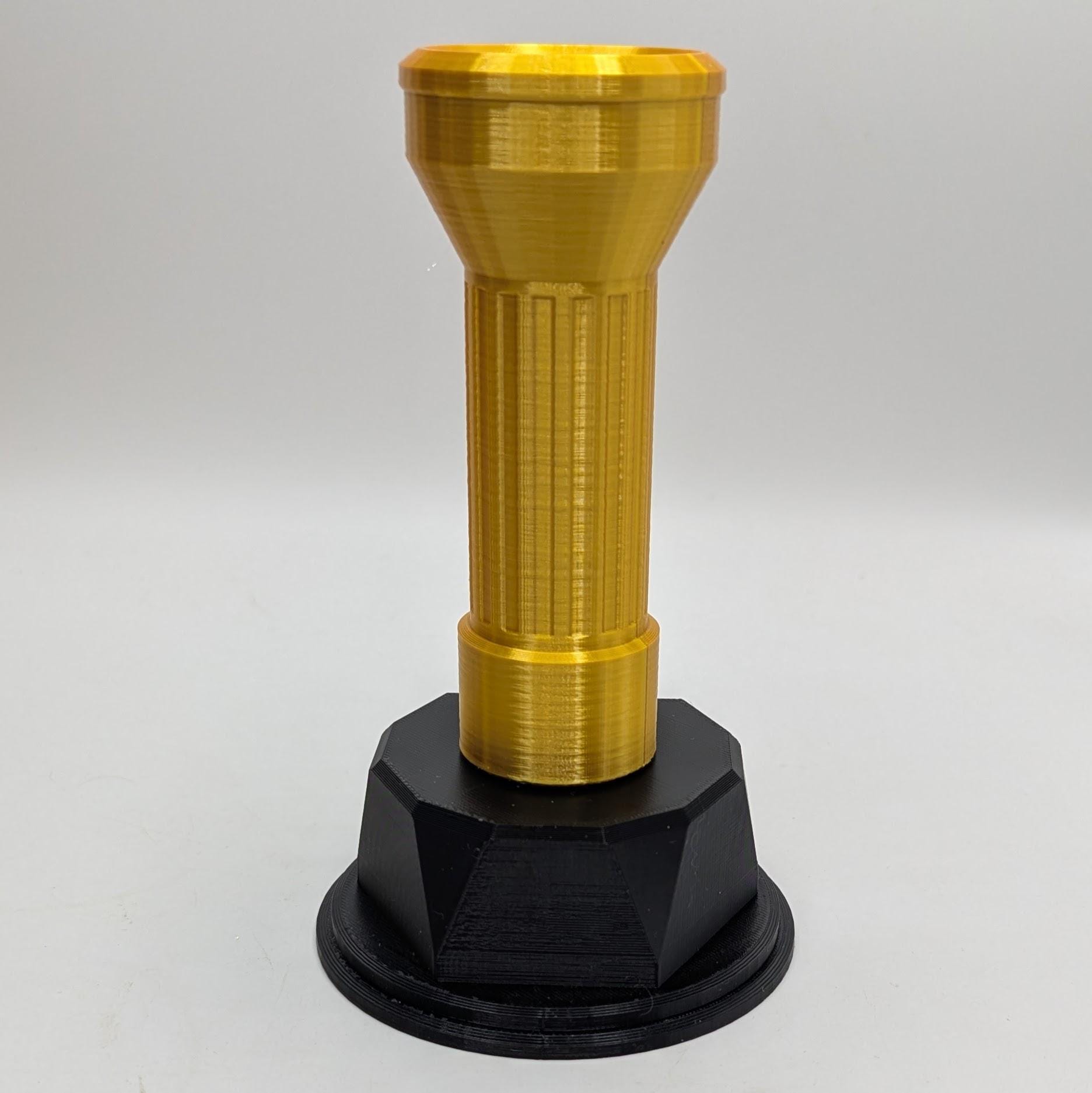 Personalised Torch Trophy, Custom Trophy Gift, Builder Trophy Gift, Mechanic Trophy, Best Mechanic Award, Engineer Award, DIY Trophy Gift