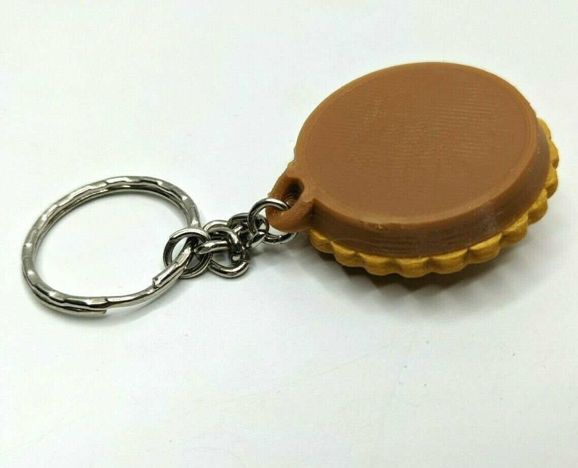 Pie Keyring, Pie Keychain BagTag, Who Ate All the Pies Joke Keyring, Pie Shaped Keyring,  Gift for Pie Lover, Fruit Pie, Meat Pie, Apple Pie