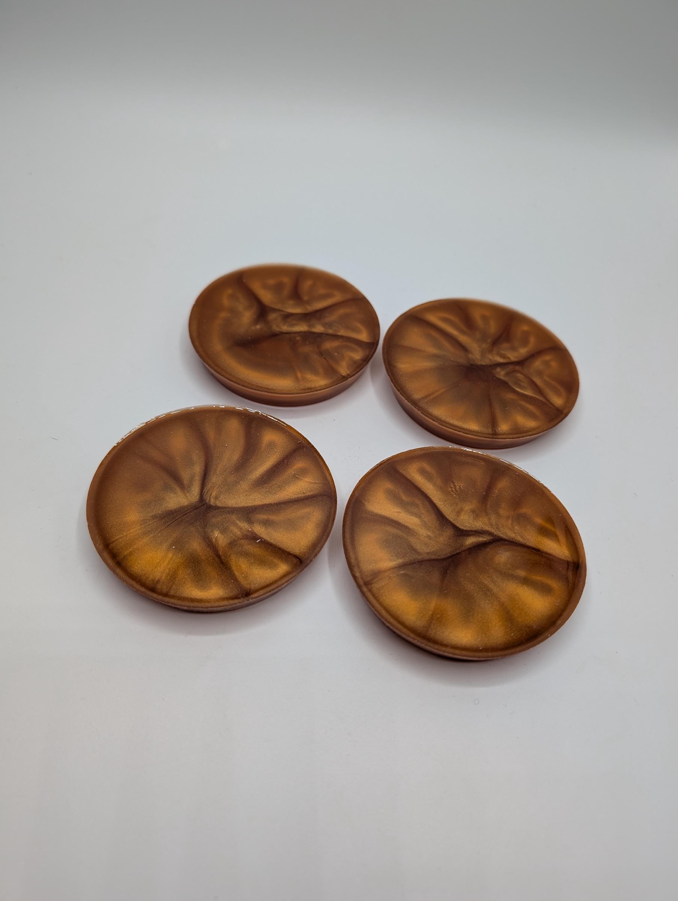 Wave Style Coasters, Handmade Resin Coasters, Caramel Gold Coasters, Grey Coasters, Blue Coasters, Handmade Coasters, Coasters for Cups/Mugs