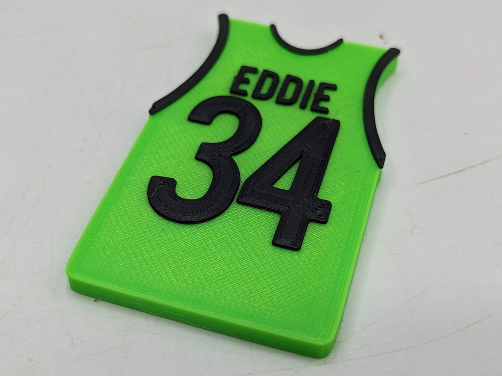 Personalised Basketball Shirt Keyring / Basketball Keyring / Basketball Party Bag Fillers / Basketball Team Bag Tags / Basketball Gift