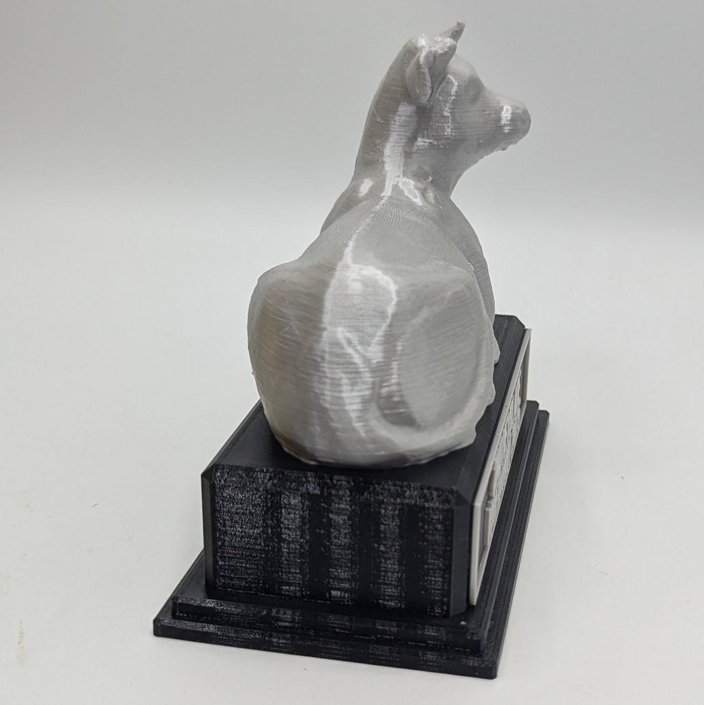 Personalised Cow Trophy, Farmer Cow Trophy, Gift for Cow Lover, Custom Trophy Gift, Cow Award Gift, Office Trophy, Animal Lover Award, Cow