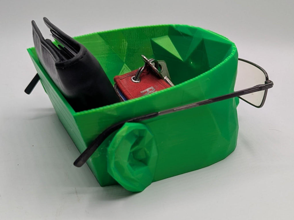 Glasses Holder Bowl, Glasses and Keys Storage, Bedside Storage, Glasses Stand, Keys and Wallet Bowl, Gift for Him, Glasses Wallet Keys Desk