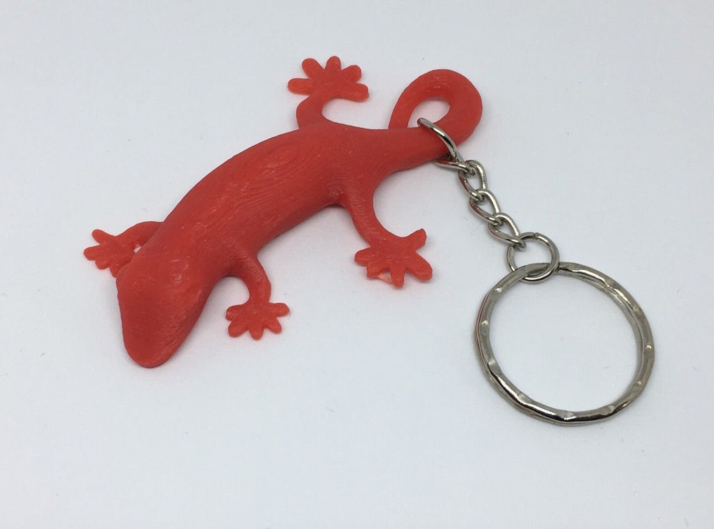 Gecko Keyring / Lizard Keyring / Gecko Shaped Keyring / Lizard Shaped Keyring / Gecko Gift / Lizard Gift / Novelty Keyring / Reptile Keyring