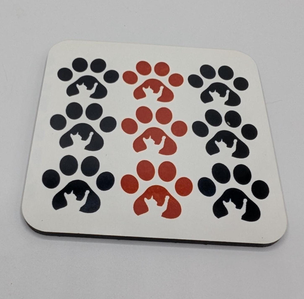 Cat Paw Print Coaster, Cat Lover Gift, Cat Mum Gift, Cat Dad Gift, Animal Coaster, Kitten Owner Gift, Gift for Cat Owner, Cat Paw Shape
