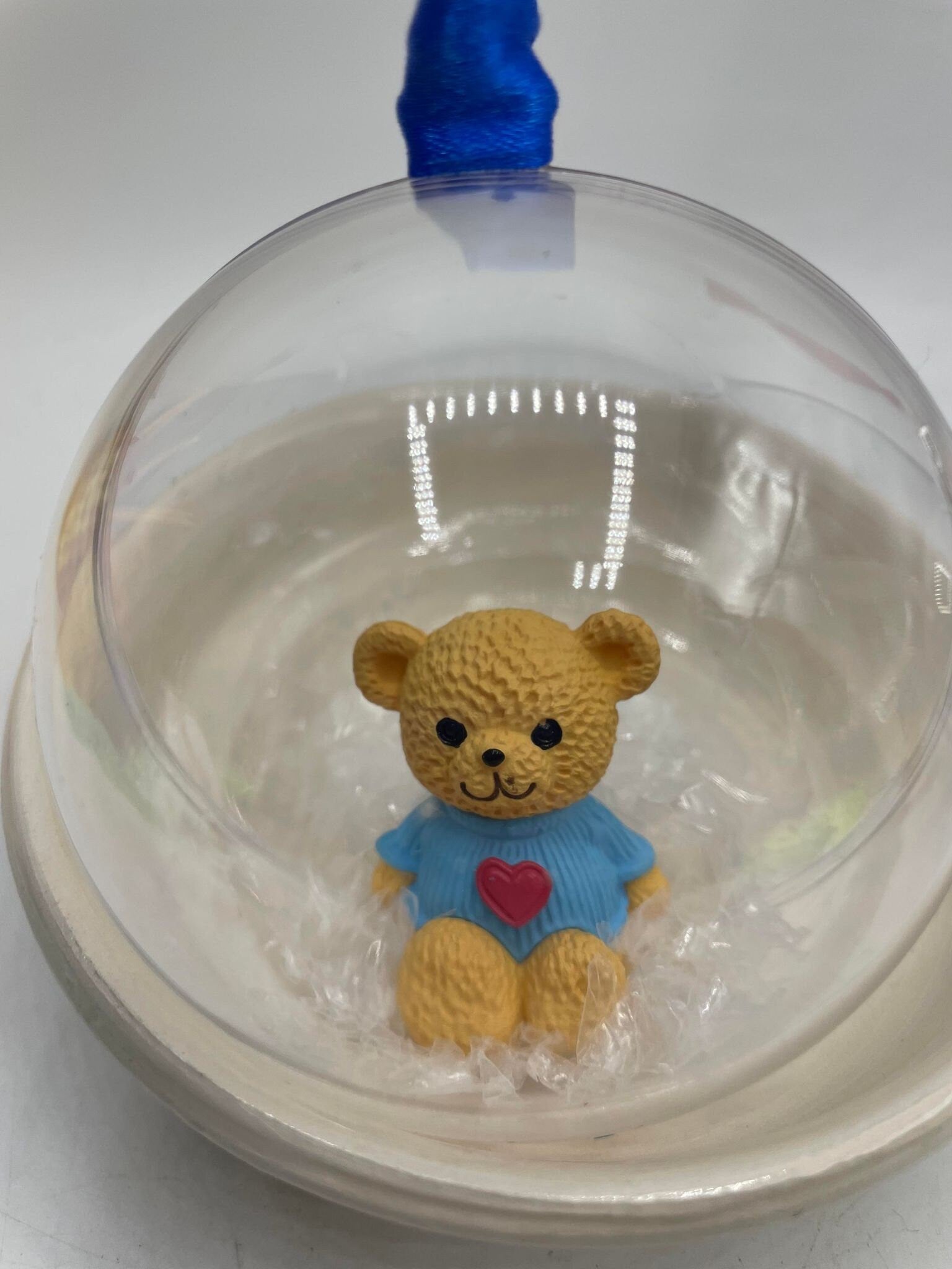 Personalised Bear Christmas Bauble / Memorial Bauble / Tree Personalised Decoration / Baby First Christmas Ornament Gift / Personalised Gift