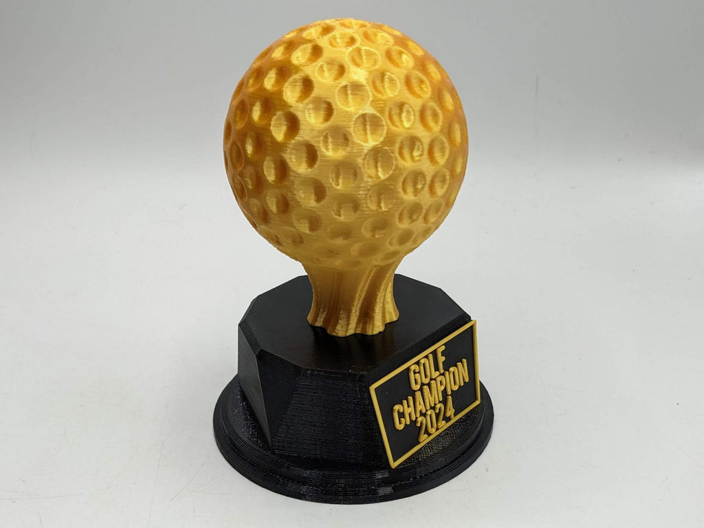 Personalised Golf Trophy, Golfing Fun Trophy, Hole in One, Golfer Gift, Golf Ball Trophy, Best Golfer Award, Golf Gift, Worst Golfer Award