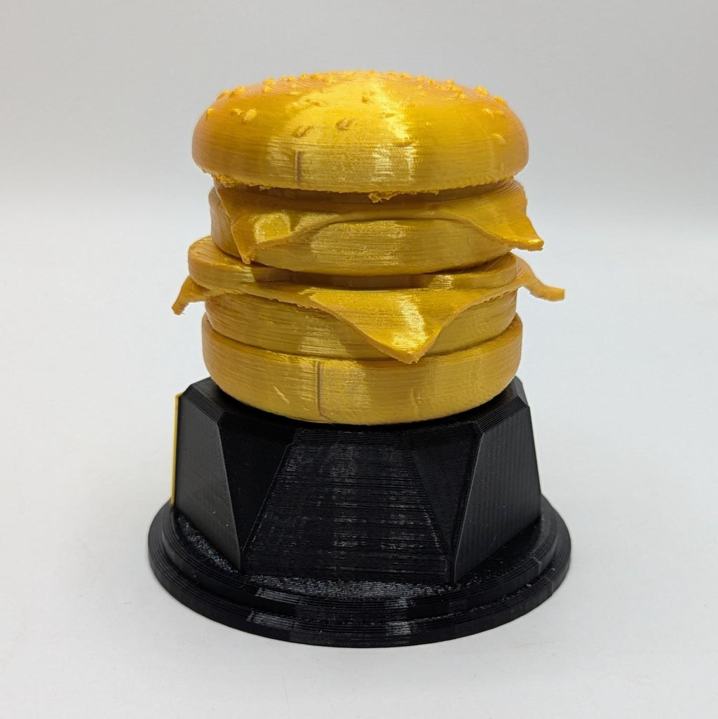 Personalised Burger Trophy, Burger Award Gift, Burger Joke Gift, Custom Trophy Award, Burger Shaped Gift, Biggest Burger Award, Burger Lover