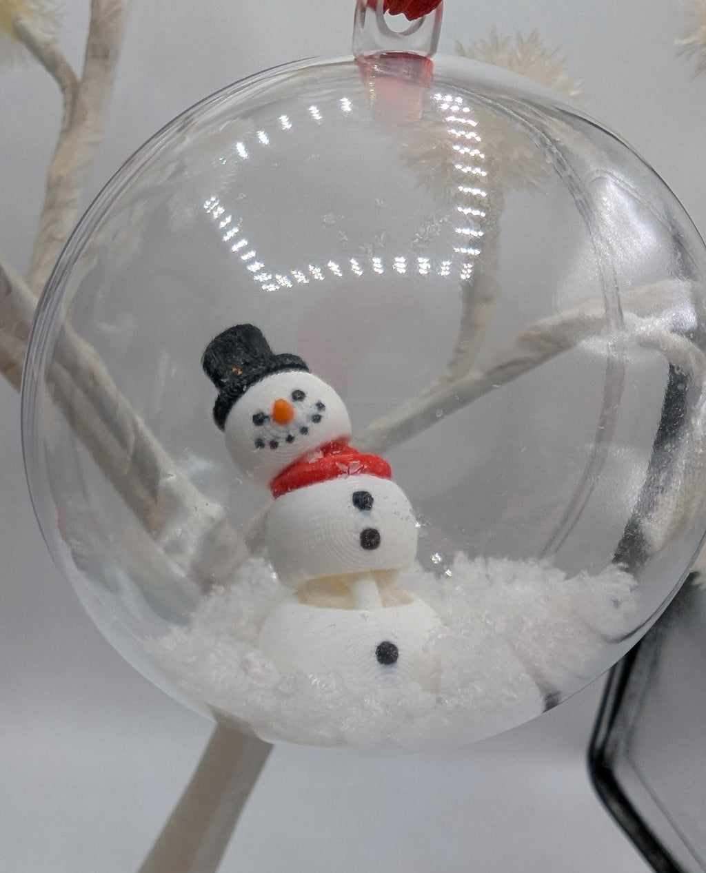 Personalised Snowman Bauble, Snowman Christmas Keepsake, First Christmas Bauble, Memorial Bauble, Personalised Tree Decoration,Custom Bauble