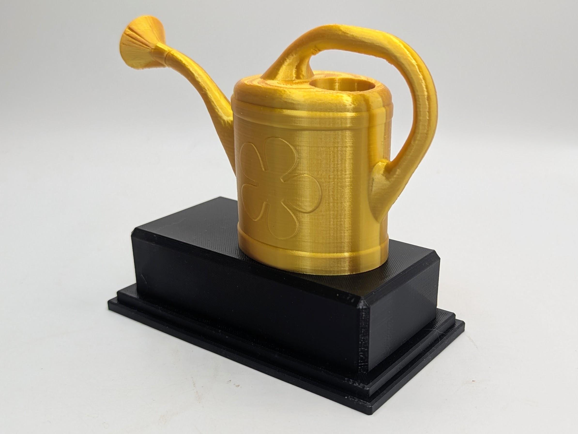 Personalised Watering Can Trophy, Watering Can Shape Gift, Gardener Award, Gardener Trophy, Custom Trophy Award, Gardening Lover Gift