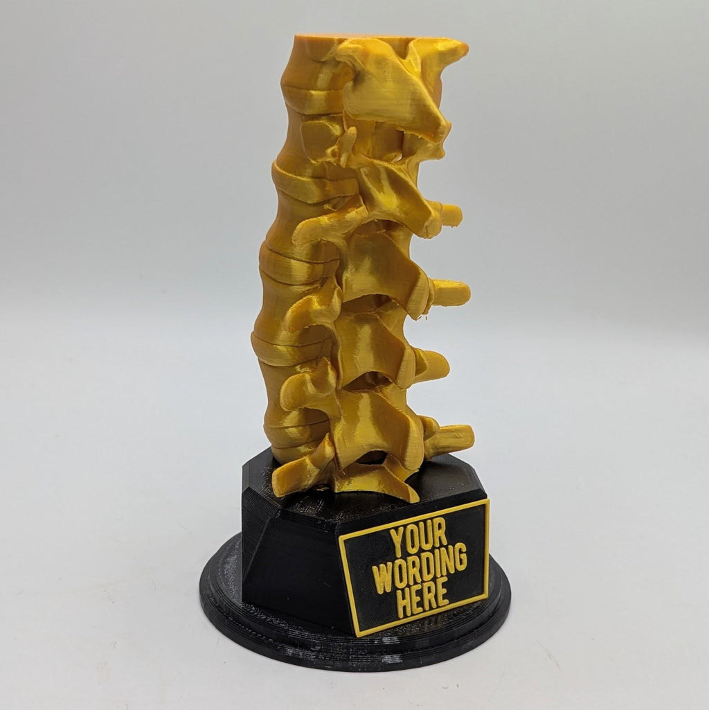 Personalised Spine Trophy, Spinal Column Trophy, Doctor Trophy Award, Back Bone Award, Back Trophy, Custom Trophy Award, Back Spine Award