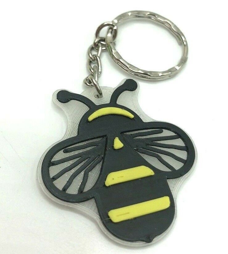 Bee Keyring / Bag Tag - Bumble Bee Keyring