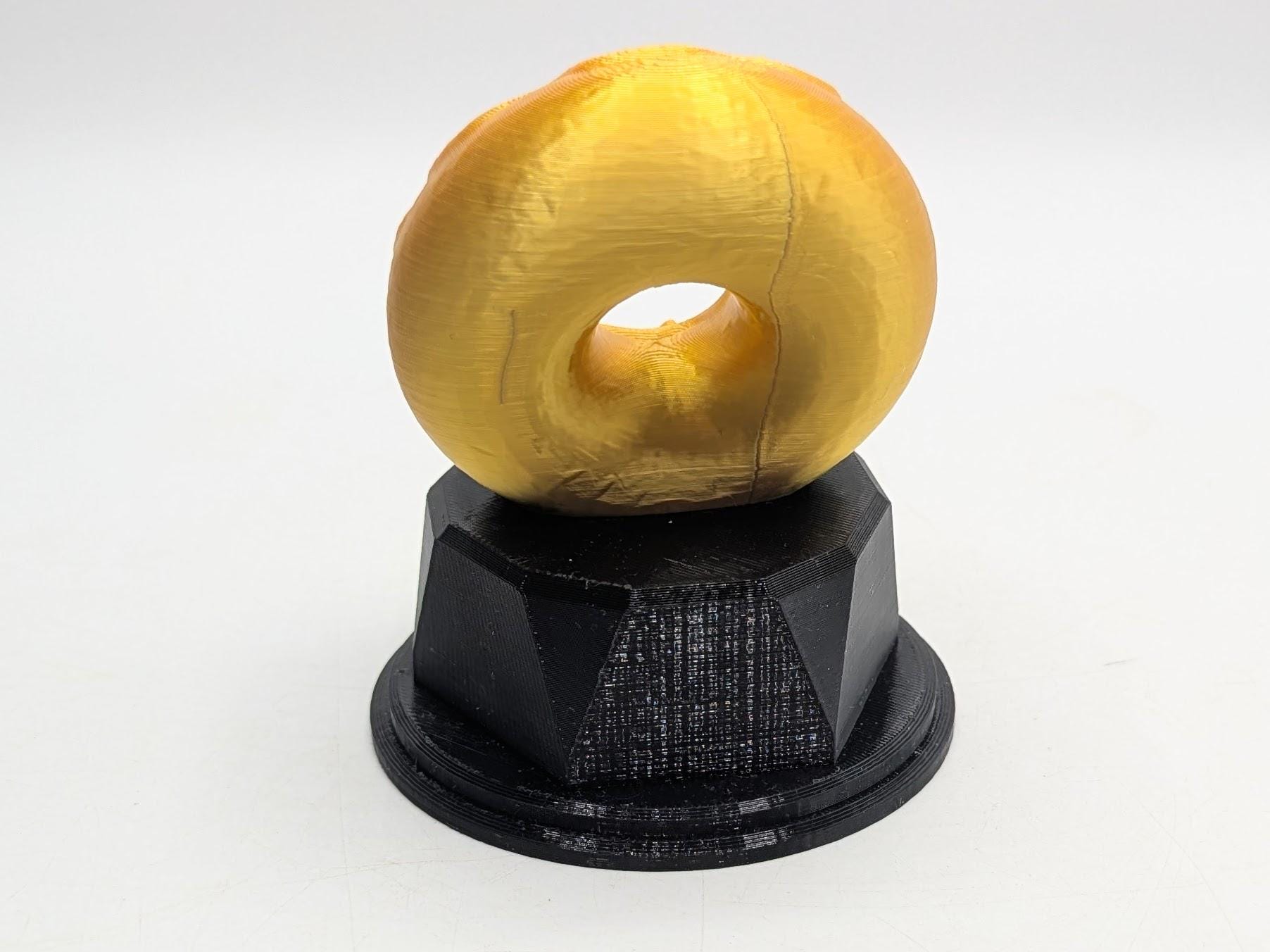 Personalised Doughnut Trophy, Donut Award, Gift for friend, Joke Award, Personalised Trophy Award, Police Donut Award, Joke Doughnut Gift