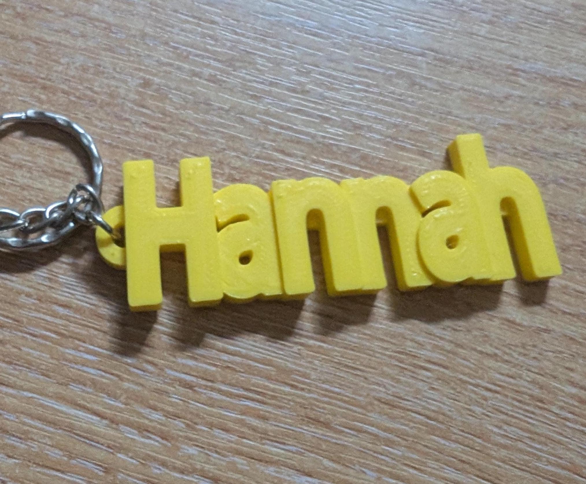 Back to School Keyring, Personalised Keyring, Party Bag Filler, Under 5 Pound Gift, Personalized Keychain, Small Personalised Gift, 3D Name