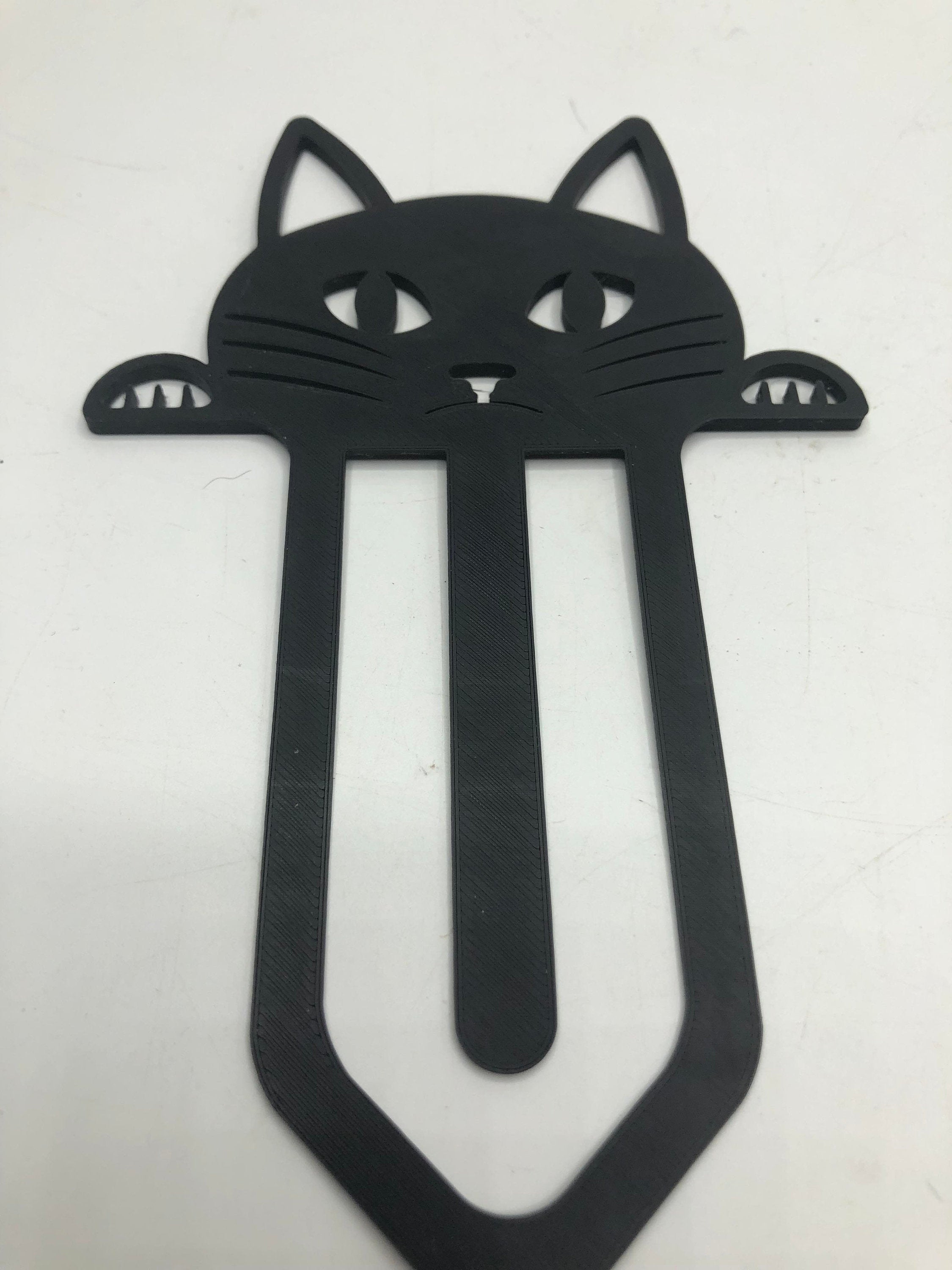 Cat Bookmark, Kitten Bookmark, Peeping Cat Bookmark, Cat Page Marker, Cat Lover Gift, Black/Ginger Cat, Under 5 Pound, Cat Stocking Filler