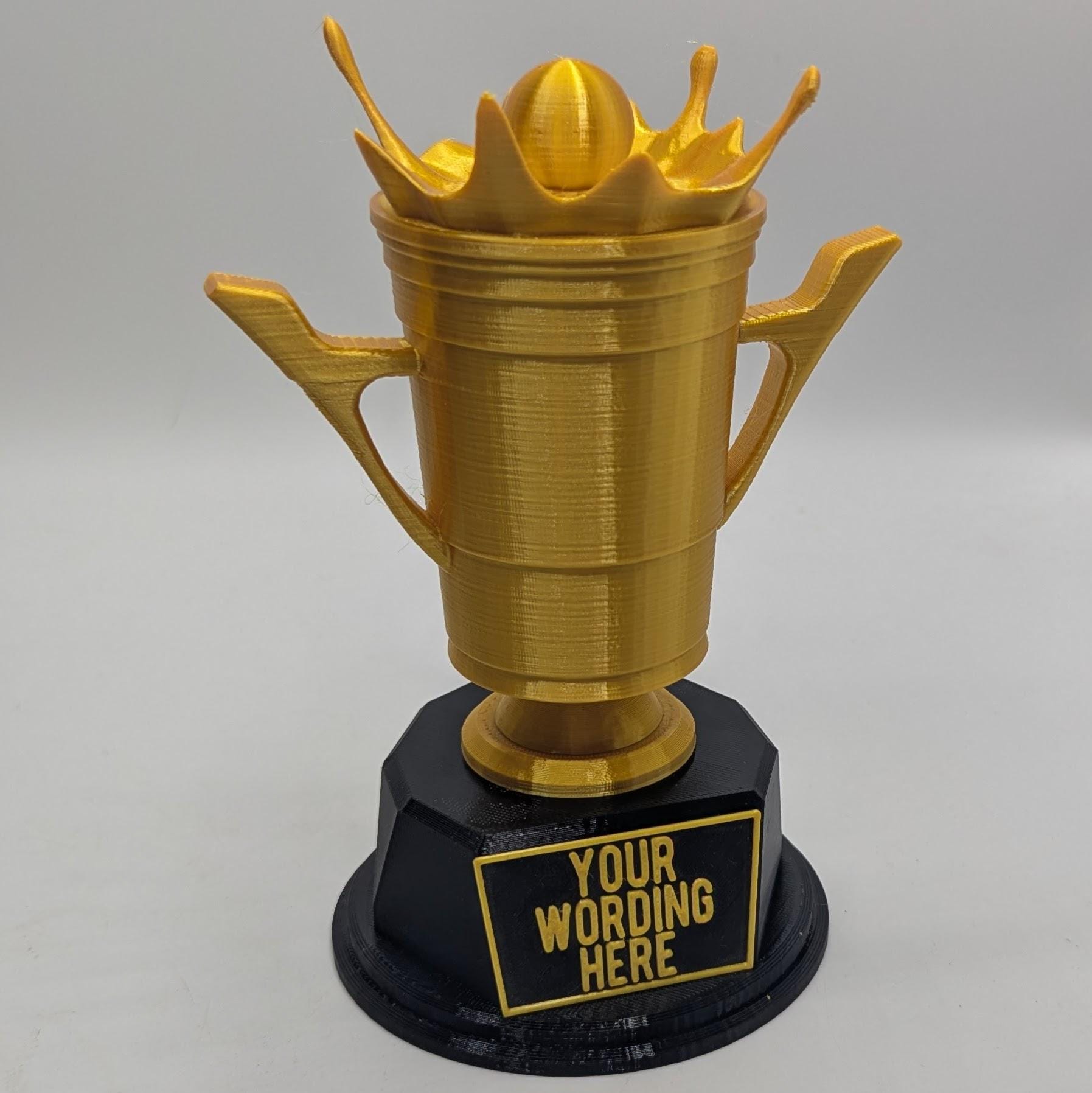 Personalised Beer Pong Trophy, Stag Night Trophy, Biggest Drinker Award, Custom Trophy, Beer Lover Gift, Funny Trophy, Office Beer Trophy