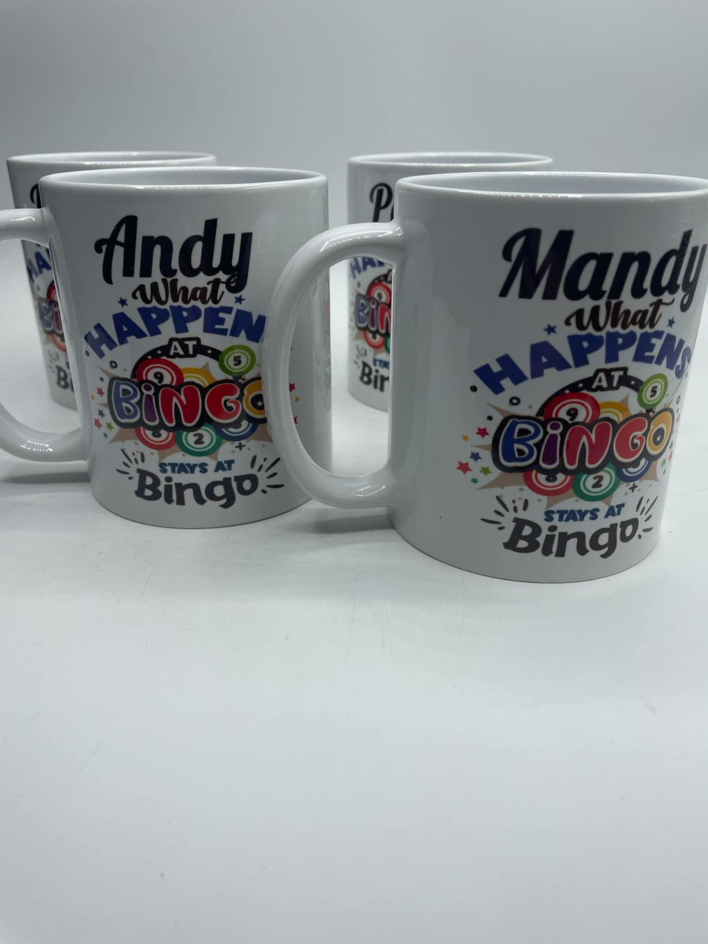 Personalised Bingo Mug / Funny Bingo Mug / What Happens at Bingo Mug / Gift for Bingo Player / Bingo / Gift for Bingo Lover / Bingo Gift