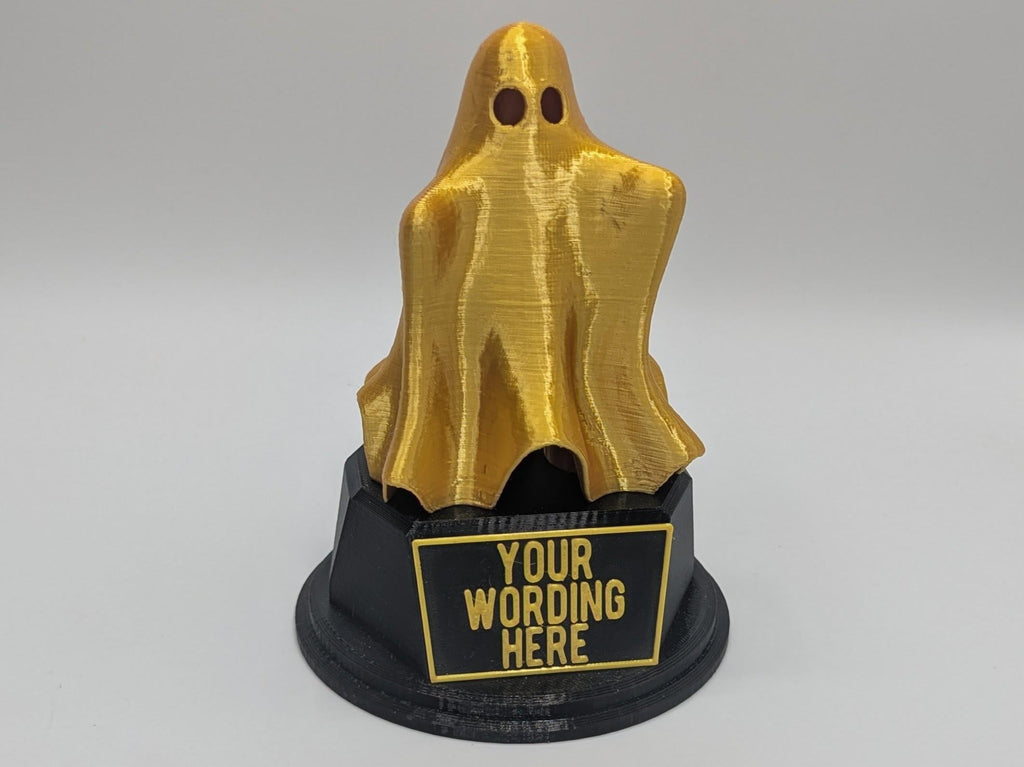 Personalised Ghost Trophy, Ghosting Trophy, Serial Ghosting Award, Halloween Ghost Award, Halloween Party Trophy, Custom Trophy Office Award