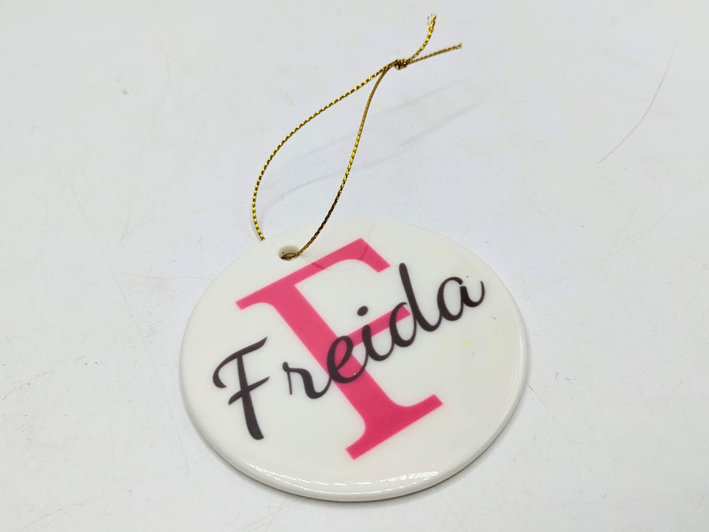 Personalised Ceramic Christmas Tree Ornament with Name / Personalised Bauble / Hanging Tree Decoration | Christmas Keepsake Gift / Bauble
