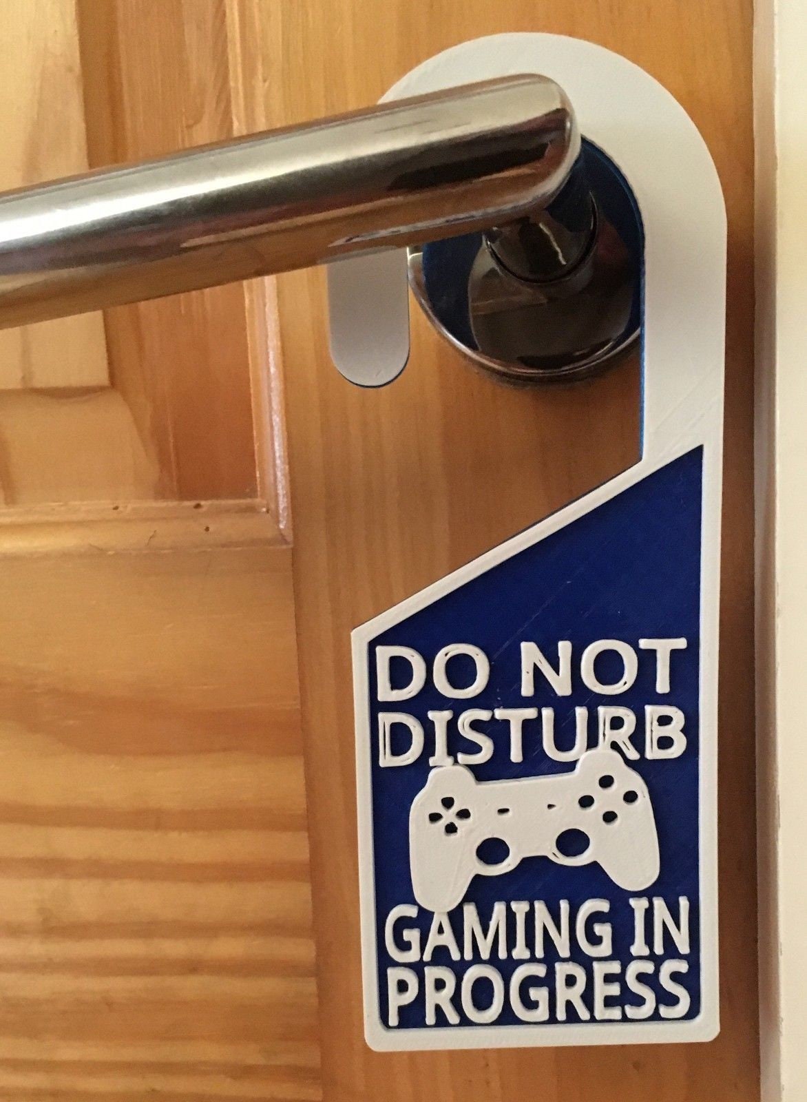 Gaming Do Not Disturb Door Sign / Gamer Do Not Disturb Sign / Gaming in Progress Sign / Do Not Disturb Gaming in Process / Gaming Room Decor
