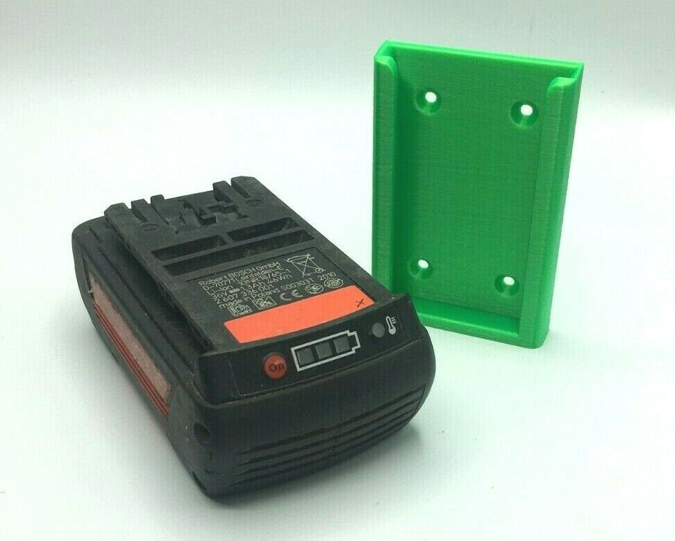 BOSCH 36V BATTERY MOUNT Battery Storage Holder for Shed / Van / Workshop (Qty:1) / Storage Tool Holder Bosch 36V Battery
