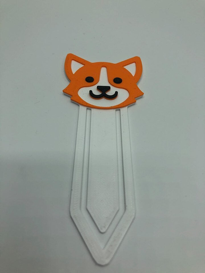 Fox Bookmark, Fox Lovers Gift, Stocking Filler Fox Bookmark, Reading Gift, Fox Page Marker, Fox Shape Gift, Wildlife Bookmark Gift, Reading