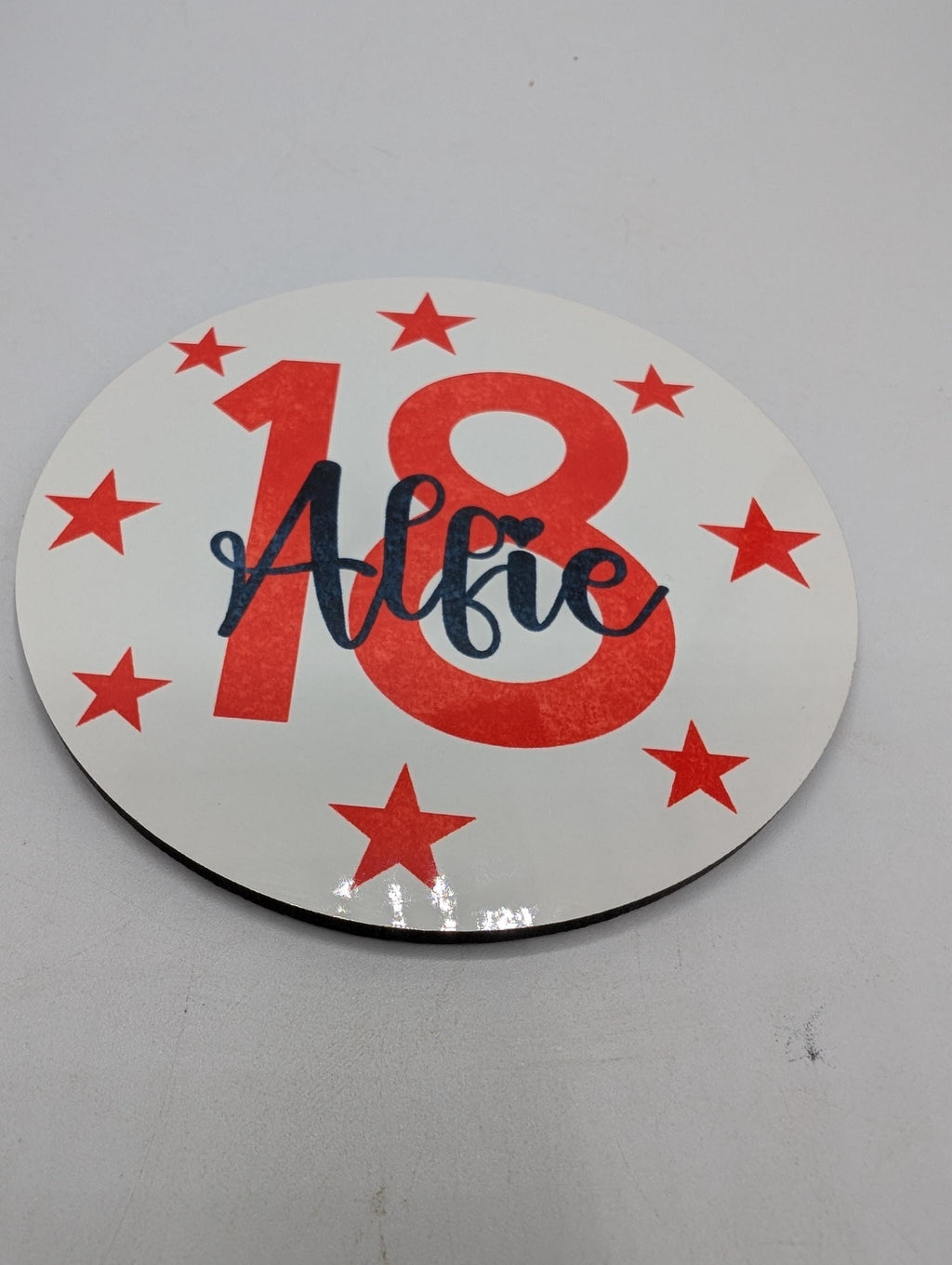 Personalised Coaster, Milestone Birthday Gift, 18th, 16th Birthday, 21st, 30th, 40th, 50th, 60th, 70th Birthday, Special Birthday Her/Him