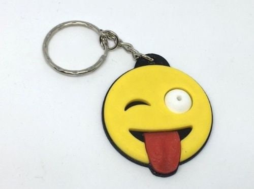 Funny Face Keryings / Funny Face Bag Tags / Poo Face Keyring / Devil Face Keyring / Under 5 Pounds / Heart Face Keyring / Bag Tags / Keyring