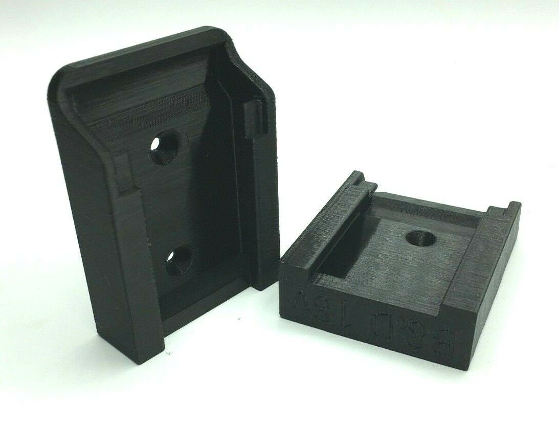 Wall Mount for Black and Decker 18v / 20vMAX Lithium Drill Batteries - B&D (Qty 1)