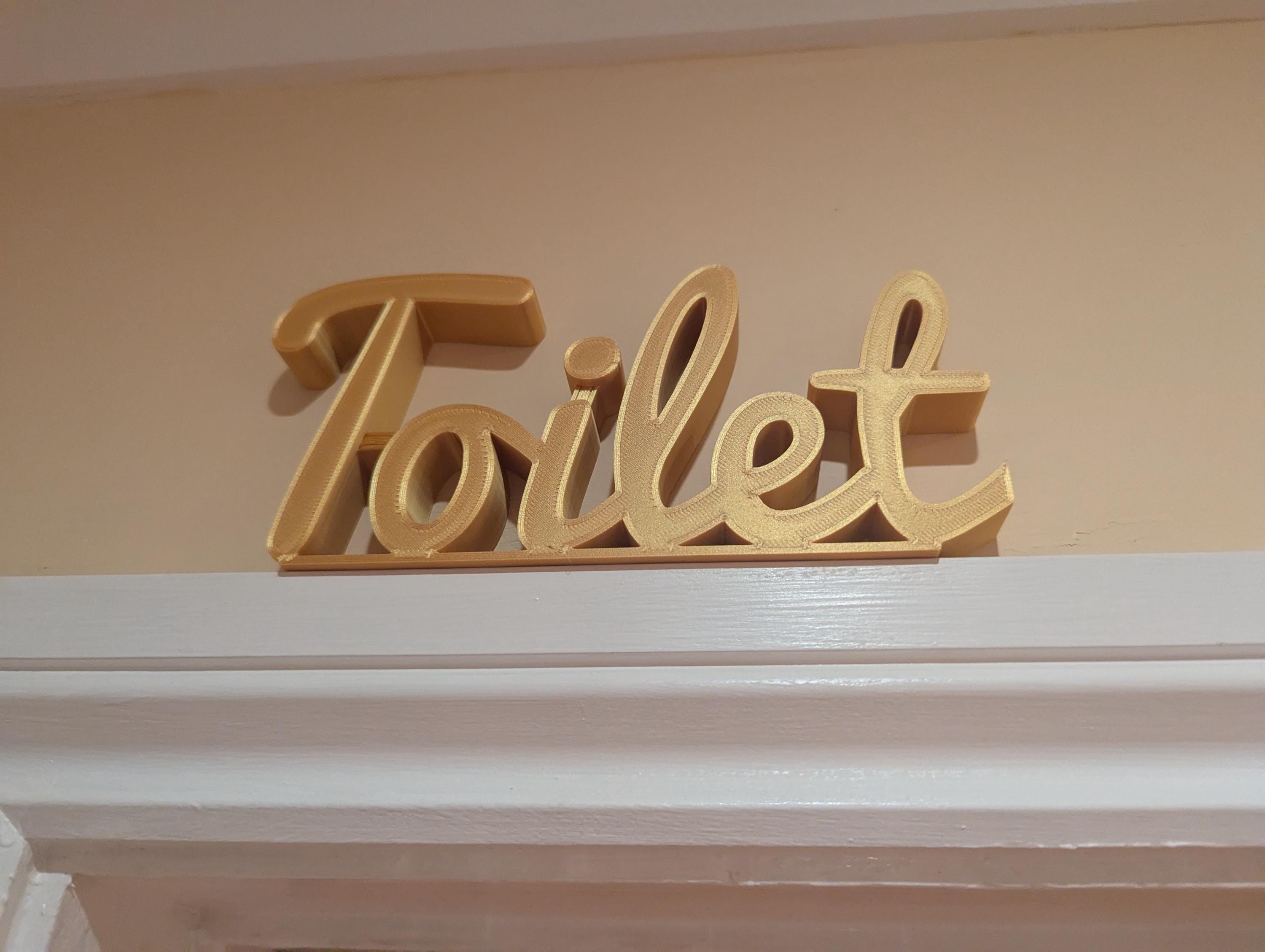 Toilet Door Sign, The Loo Sign, Fun Door Sign, Door Topper, Custom Door Sign, Toilet Sign, Above Door Sign, Quirky Door Sign, Home Decor