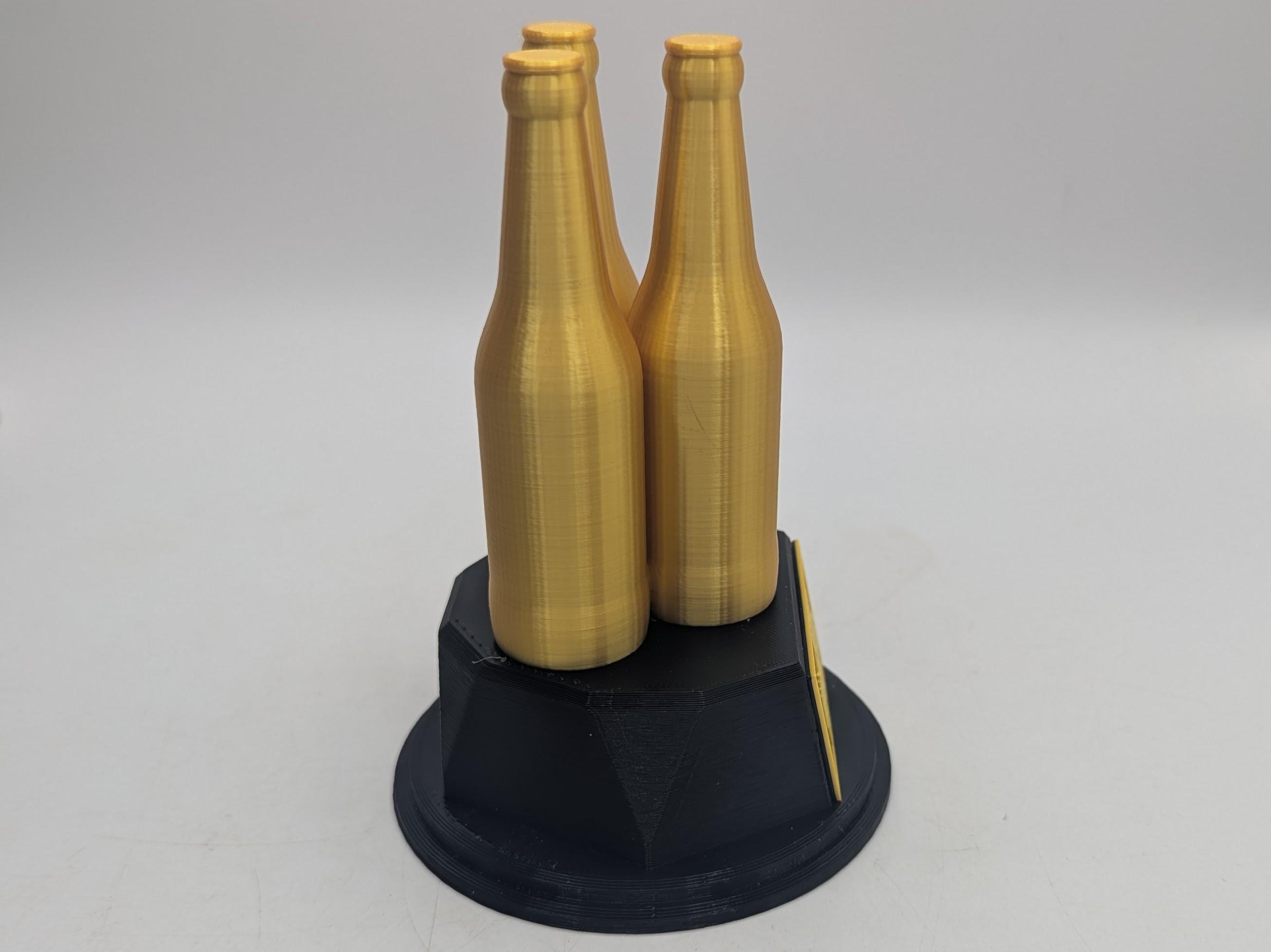 Personalised Beer Trophy, Beer Bottle Award, Beer Lover Gift, Drinker Award, Personalised Dad Beer Trophy, Ale Drinker Award, Beer Gift