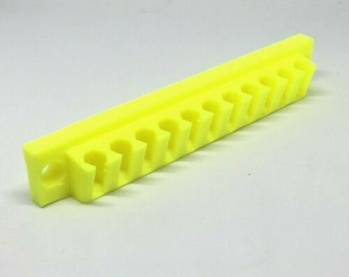 Angled 1/4" Hex Shank Screwdriver Bit Holder Storage / Shed, Van or Workshop Hex Bit Storage / Hex Bit Holder / 1/4" Hex Bit Holder / Hex