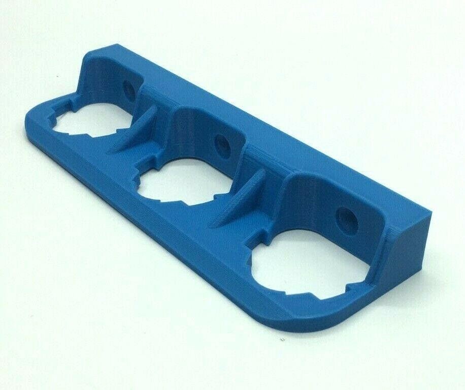 Triple Battery Mount for Parkside 12V 4ah Batteries - Shed or Workshop (Qty:1)