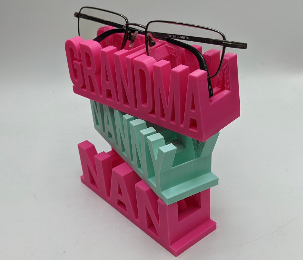 Nan Glasses Holder / Grandma / Nanny / Reading glasses Holder/ Present for Nan / Spectacles Holder / Gift for Grandma / Side Table Glasses