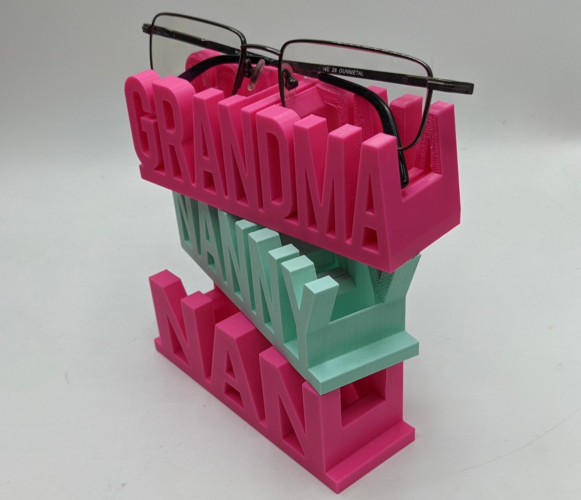 Nan Glasses Holder / Grandma / Nanny / Reading glasses Holder/ Present for Nan / Spectacles Holder / Gift for Grandma / Side Table Glasses