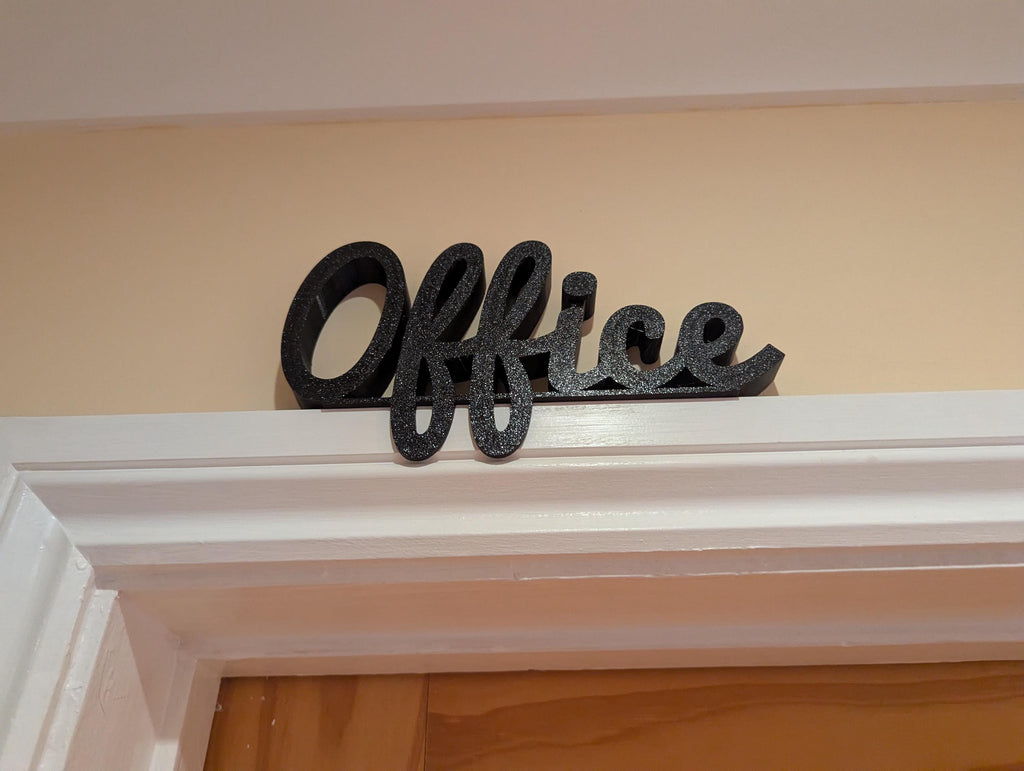 Office Door Sign, Home Office Door Sign, Office Door Topper, Room Door Sign, Custom Door Sign, The Office Sign, Office Art, Office Wall Sign