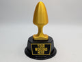 Personalised Butt Plug Trophy, Bum Plug Trophy, Bottom Award, Funny Bottom Trophy, Custom Trophy, Golden Butt Plug Award, Novelty Butt Plug