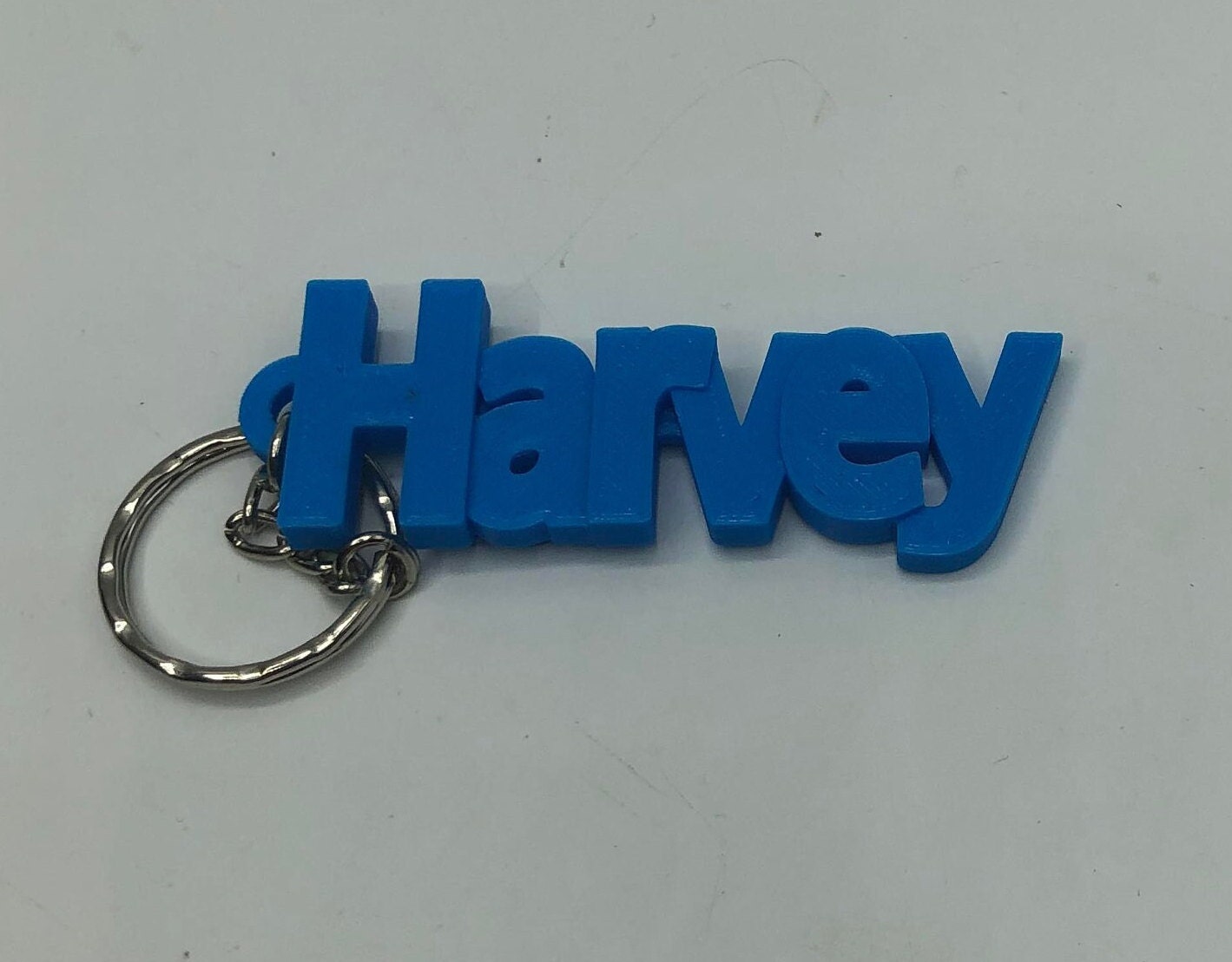 Boys Personalised Chunky Keyrings / School Bag Tag / School Leaver Gift / Party Bag Fillers / Stocking Filler / Gift for Children / Keyring
