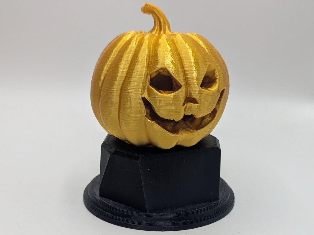 Personalised Carved Pumpkin Trophy, Halloween Award, Gift for friend, Joke Award, Personalised Pumpkin Trophy Award, Pumpkin Lover Gift