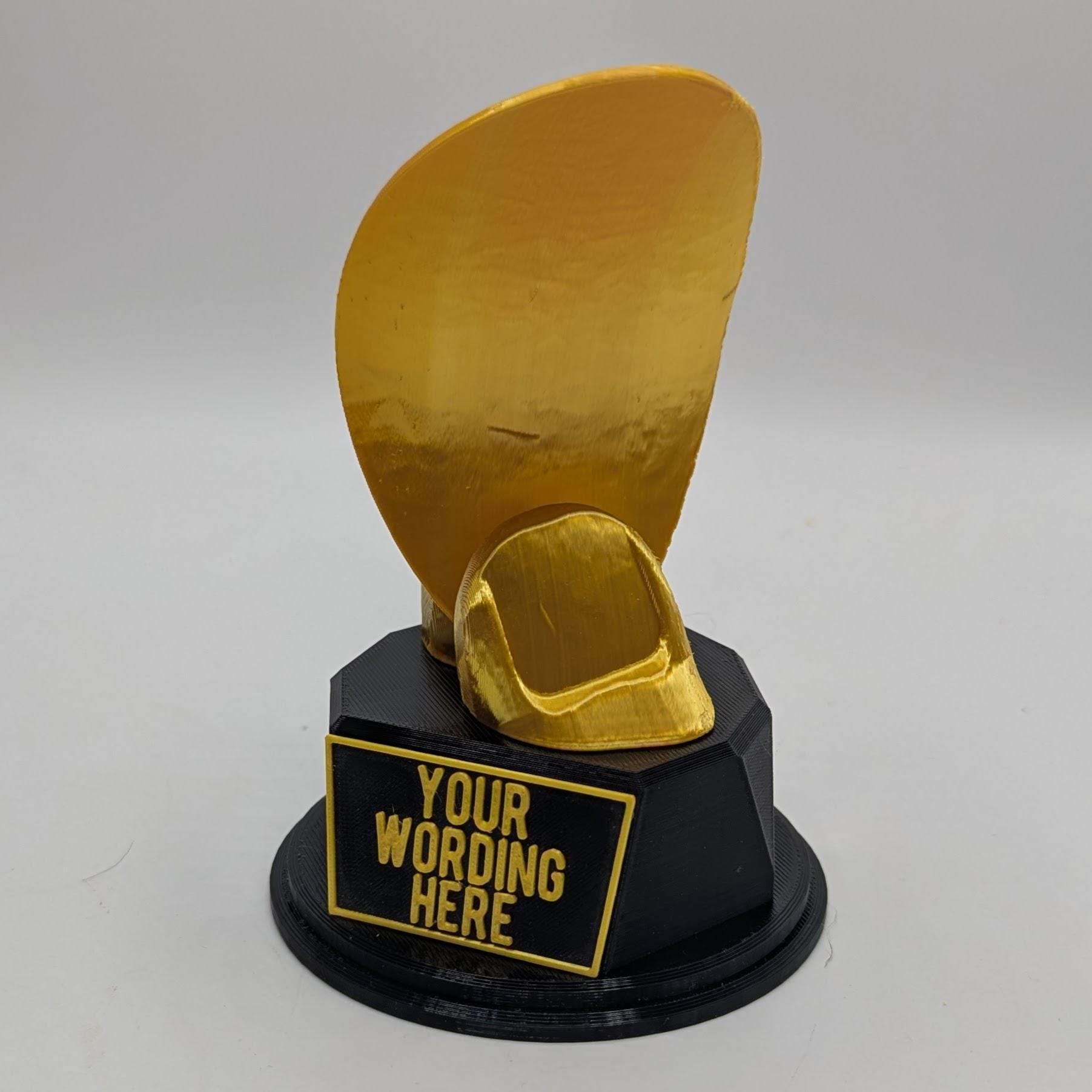 Personalised Potato Chip Trophy, Personalised Crisp Trophy, Crisp Fun Trophy, Gift for Crisp Lover, Custom Trophy Gift, Crisp Eater Gift